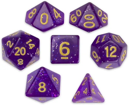 Miniatura 16 de Brybelly Juego de 7 dados poliédricos Series III Wiz - Edición más reciente