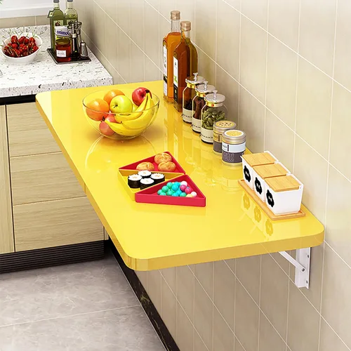Miniatura 8 de Mesa plegable para lavandería, mesa plegable, mesa plegable montada en la pared, mesa de cocina plegable, estación plegable de lavandería, mesa