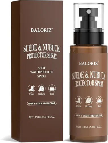 Spray protector de ante y nobuk (5.07 onzas), protector de zapatos en aerosol, protección impermeable contra la lluvia y las manchas, spray