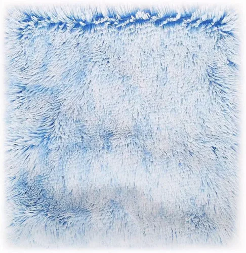 Miniatura 8 de DECOBIRD Funda de almohada de 18 x 18 pulgadas, extra suave, lumbar, peluda, de piel sintética, decoración del hogar, funda de cojín de doble cara