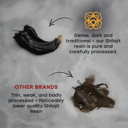 Miniatura 2 de Resina Altai Shilajit Shilajit pura de 1.76 onzas, Shilajit de grado dorado, suministro para 6 meses, para vitalidad y claridad mental, método