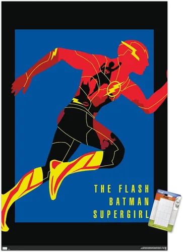 Miniatura 13 de Trends International DC Comics Movie The Flash - Póster de pared de héroes Versión enmarcada de caoba