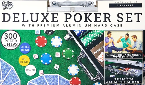 Miniatura 8 de 200291/DOM Texas Hold em Poker Case y 300 Chip Pro Champ Set, estándar, múltiple
