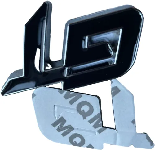 Miniatura 5 de 2 calcomanías de metal para emblema de automóvil GT para vehículos, camiones, guardabarros delanteros, parachoques, ventana lateral, maletero