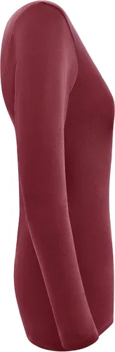 Miniatura 4 de Natural Uniforms Camiseta de manga larga con cuello en V para mujer, paquete de 3