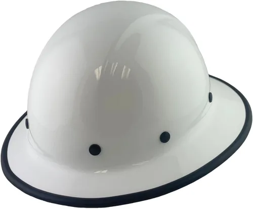 Miniatura 15 de Wolfjaw - Casco duro de fibra de vidrio de ala completa con suspensión de trinquete de 8 puntos, añade bordes y bolsa
