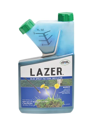 Miniatura 9 de Liquid Harvest Lazer - Indicador de patrón de aerosol concentrado azul, 8 onzas, tinte perfecto para malas hierbas, marcado de fertilizante