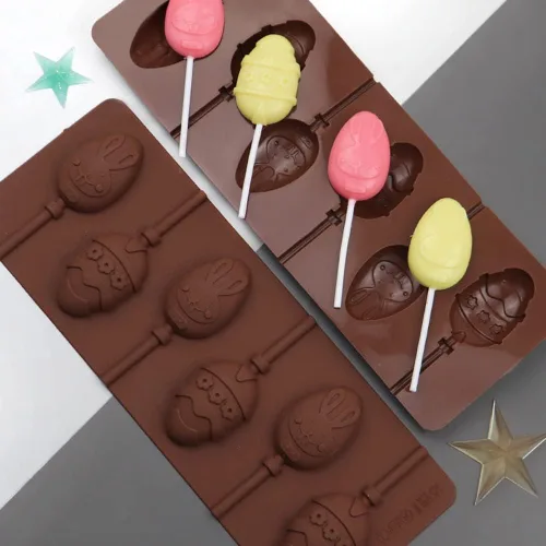 Miniatura 3 de 2 moldes de silicona para árbol de Navidad, 6 cavidades antiadherentes para árbol de Navidad, moldes para pastel de chocolate, para hacer dulces