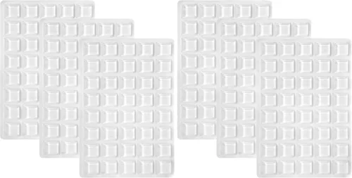 Miniatura 14 de CHUNZEXI 192 piezas de parachoques de goma transparente para puerta de gabinete, almohadillas de silicona autoadhesivas para armarios, cajones