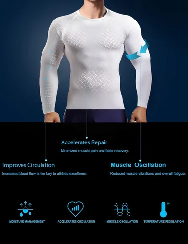 Miniatura 2 de HOPLYNN Paquete de 45 camisetas de compresión de entrenamiento para hombre, manga largacorta, camiseta atlética para deportes