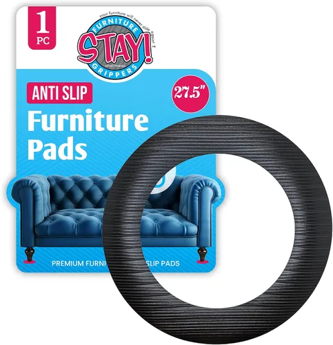 Miniatura 6 de Stay! Almohadillas antideslizantes para muebles reclinables (juego de 1) – Pinzas de muebles para suelos de madera dura y alfombras – Agarres
