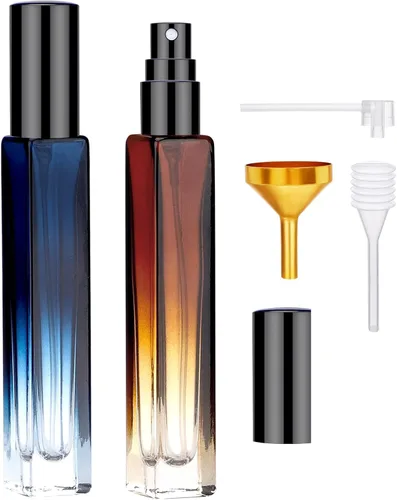 Miniatura 7 de Segbeauty 5 Pack de botellas de spray de vidrio rellenables de 10 ml para perfume, botella de colonia de niebla fina mini vacía de viaje de 10 ml