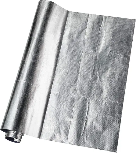 Miniatura 5 de BBTO Lámina Reflectante de Calor con Respaldo Adhesivo de Fibra de Vidrio Aluminizada Cinta de Escudo Térmico Barrera de Protección Material Plateado