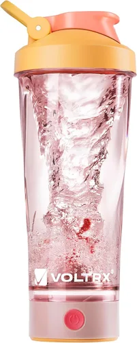 Miniatura 16 de VOLTRX Botella mezcladora eléctrica de proteínas de alta calidad, hecha con Tritan, sin BPA, vaso mezclador portátil Vortex de 24 onzas/vasos Verde