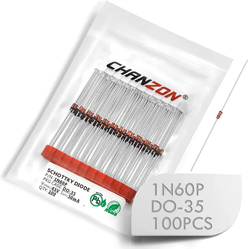 Miniatura 41 de Chanzon FR607 Diodo Rectificador de Recuperación Rápida 6A 1000V 150-500ns R-6 Axial 6 Amp 1000 Voltios Diodos Electrónicos