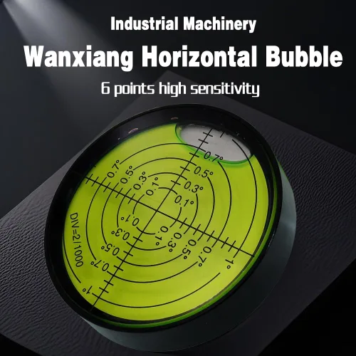 Miniatura 9 de 6'/0.079 in Punto de alta precisión Nivel Universal Burbuja Metal Bubble Water Leveler Cross Gauge Pequeño Hogar (negro verde)
