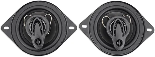Rockville RV35.3A - Altavoces de coche de 3 vías de 3.5 pulgadas, 200 W, graves ricos, clasificación CEA, woofer de polipropileno, envolvente de