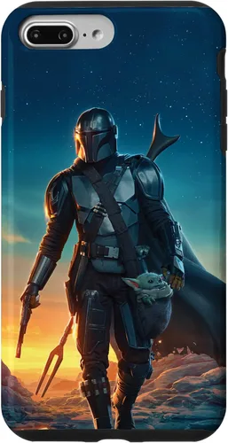 Miniatura 12 de iPhone 11 Pro Max Star Wars The Mandalorian and Grogu Sunset Poster Case