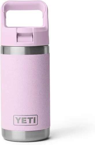 Miniatura 19 de YETI Rambler Jr. - Botella de 12 onzas para niños, con tapa con pajilla Rojo rescate