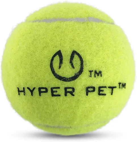 Miniatura 2 de Hyper Pet Pelotas de tenis para perros; juguetes seguros para perros para ejercicio y entrenamiento; 2 unidades (paquete de 1); los colores pueden