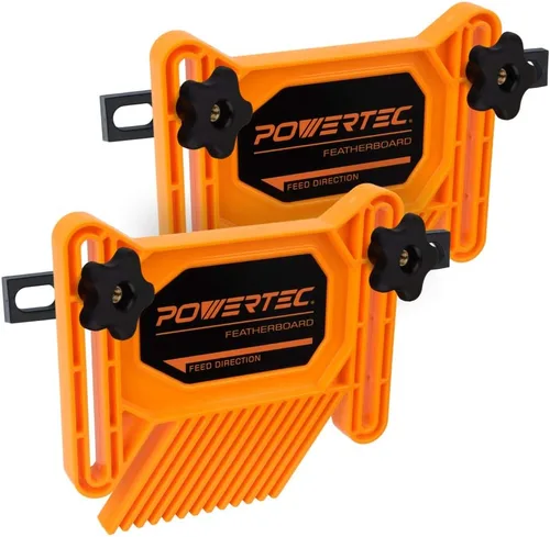 Miniatura 2 de POWERTEC Tablas de plumas universales y tablas de plumas para valla paquete de accesorios para carpintería (paquete de 2)
