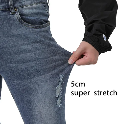 Miniatura 5 de Woenzaia Pantalones de mezclilla ajustados para hombre