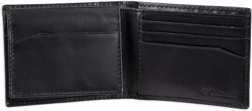 Miniatura 2 de Columbia Cartera RFID para hombre, Cuero negro