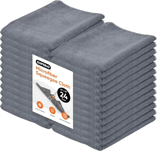 Miniatura 8 de Superio Toalla de microfibra para escobilla de goma extra grande de 20 x 30 pulgadas, paño de microfibra para limpiar casa, cocina, baño, libre