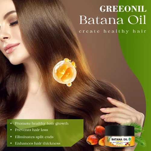 Miniatura 7 de GREEONIL Aceite de batana para el crecimiento del cabello, 100 % puro, prensado en frío, tratamiento orgánico para el cabello y cuero cabelludo
