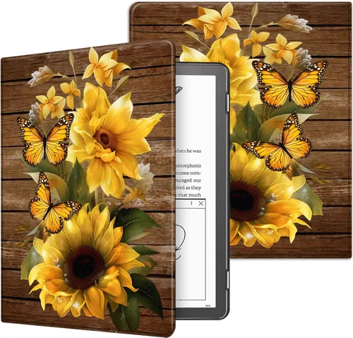 Miniatura 43 de Funda para Kindle básico de 6 pulgadas (11.ª generación), múltiples ángulos, piel sintética, delgada, con función de encendido y apagado automático