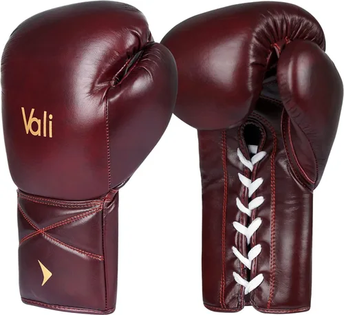 Miniatura 6 de Vali Lancer - Guantes de boxeo y MMA de cuero con cordones para profesionales