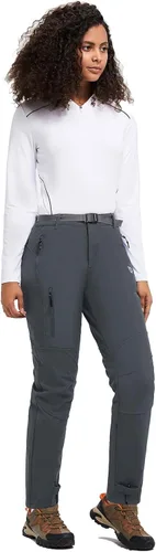 Miniatura 7 de BALEAF Women's Hiking Fleece-Lined Ski Pants Windproof Water-Resistant Outdoor Insulated Soft Shell