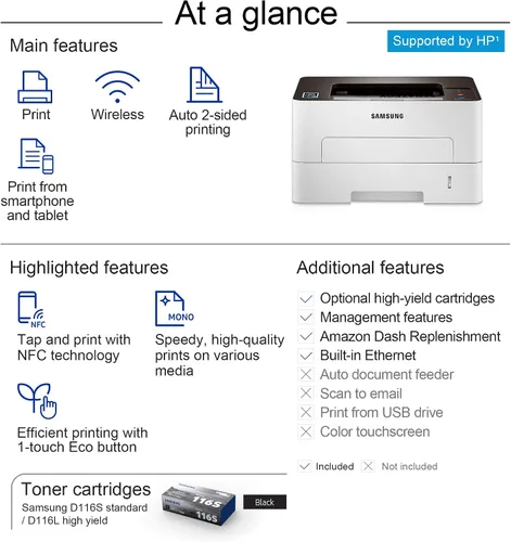 Miniatura 6 de Impresora monocromática inalámbrica (SL-M2835DW/XAA), de la marca Samsung