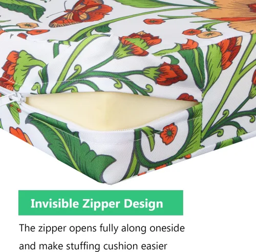Miniatura 5 de EHouseHome Fundas de cojín para silla de patio, lavables, resistentes a los rayos UV, fundas de repuesto, impermeables, para muebles de exterior