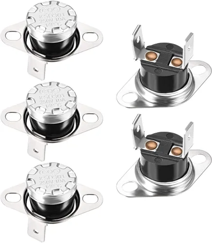 Miniatura 29 de uxcell KSD301 Termostato 104.0 °F/104°F 10A N.C Ajustar interruptor de temperatura de disco rápido para microondas, horno, cafetera 2 piezas