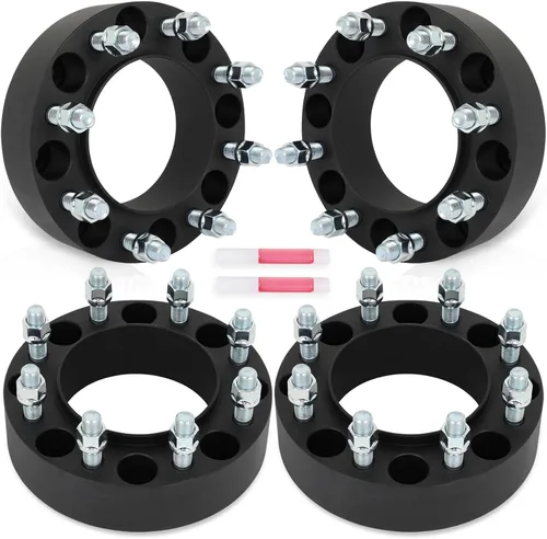 Miniatura 23 de SCITOO 4 espaciadores de rueda de 1 pulgada, 4 lengüetas de 0.157 x 3.937 in a 0.157 x 3.937 in, pernos de 0.472 x 0.059 in, compatibles