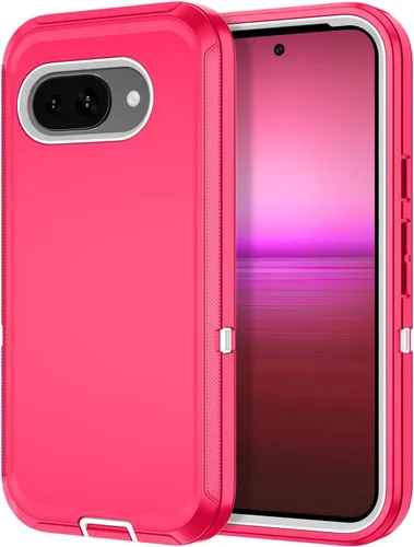 Miniatura 28 de I-HONVA Funda para Google Pixel 7 a Prueba de Golpes/Polvo/Caídas de 3 Capas con Protección Completa del Cuerpo [Sin Protector de Pantalla] Funda