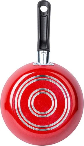 Miniatura 5 de Ekco Juego de sartenes de 3 piezas (7.1, 7.9 y 9.4 pulgadas) para todas las estufas, apto para lavavajillas, sartenes de aluminio ligeras, mango