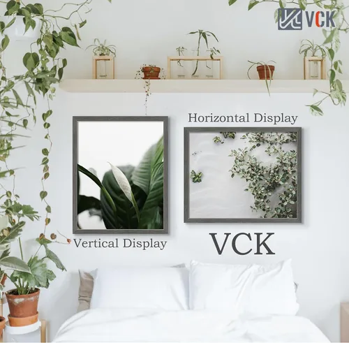 Miniatura 381 de VCK Marcos para póster de madera maciza de 22.375 x 34 pulgadas, marco de fotos A1 negro con montaje en pared, paquete de 3