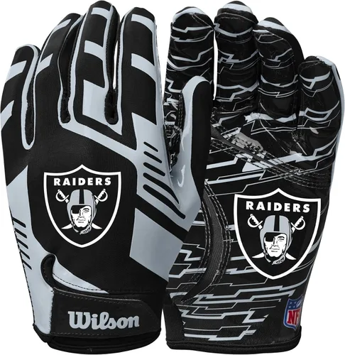 Miniatura 61 de Wilson NFL - Guantes de fútbol americano con ajuste elástico, tallas para jóvenes y adultos