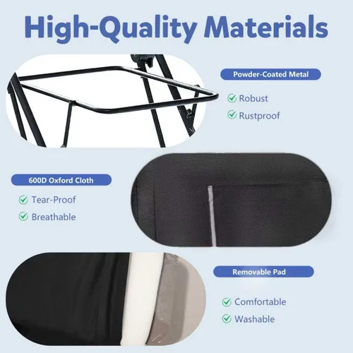 Miniatura 8 de Cochecito doble para perros con portavasos, cochecitos plegables 3 en 1 para gatos con 2 transportadores desmontables, cinturón de seguridad, funda
