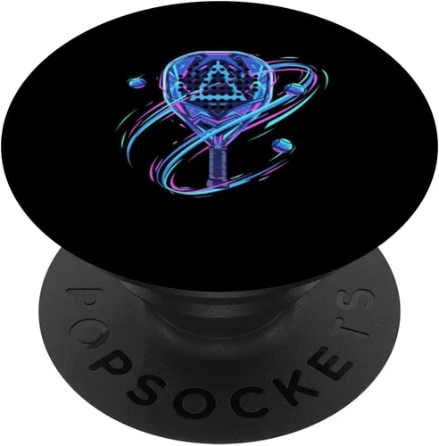 Miniatura 7 de Modern Geometric Padel Racket Paddle Tennis Sport PopSockets PopGrip for MagSafe