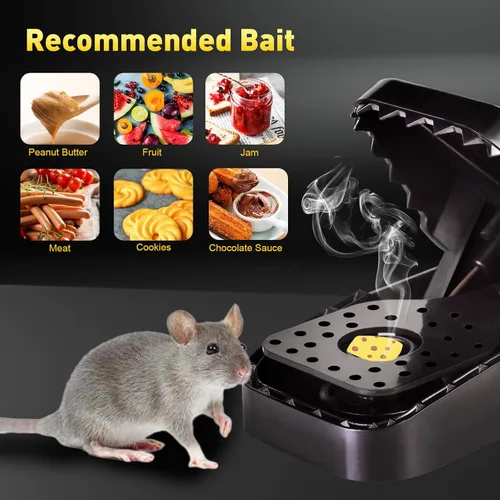 Miniatura 6 de VRXVR - Paquete de 12 trampas para ratones, uso en interiores y exteriores, trampas para ratones pequeñas para el hogar, trampas para ratones