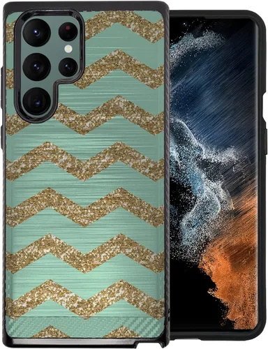 Miniatura 17 de Cases on Deck CasesOnDeck - Funda ajustable compatible con [Samsung Galaxy S22 Ultra S22 Ultra] [Armadura cepillada] Funda de agarre híbrida