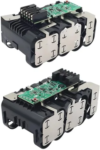 Carcasa de batería de repuesto para Milwaukee M18 48-11-1865 18V – 10-Cell 21700 Kit de reparación de bricolaje (batería no incluida)