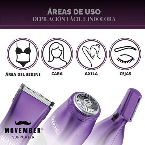 Miniatura 8 de Recortadora recargable morada confianza pura N.° 9865-100