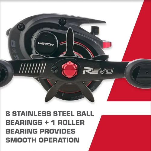 Miniatura 6 de Abu Garcia Revo Winch - Carrete de pesca de bajo perfil Baitcast