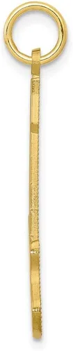 Miniatura 2 de Colgante de guitarra de oro amarillo macizo de 10 quilates, 1.181 in x 0.433 in, Metal