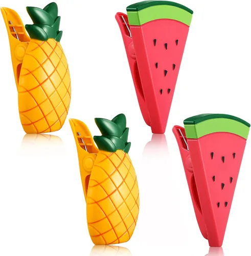 Miniatura 6 de Boao 4 clips para toallas de playa de flamenco, tamaño gigante, clips para sillas de playa, soporte para toallas, ropa, sombreros, para crucero