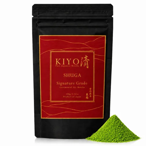 Miniatura 9 de Kiyo Matcha Grado Clásico Hatsumukashi Ceremonial Uji Matcha - Polvo de Té Verde Matcha Ceremonial de Primera Cosecha Japonesa Pura de Uji, Japón